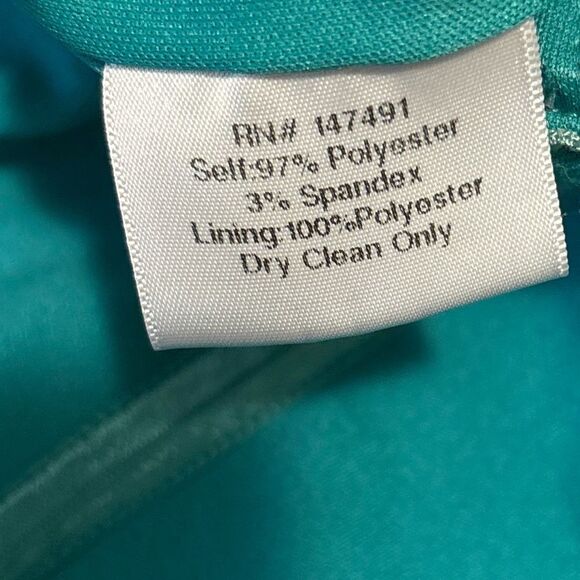 Katie May Loren Dress Spaghetti Strap Corset Mermaid Midi Teal Green Size XL - Picture 8 of 9